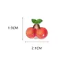 Pingentes de sapato 3D em formato de fruta: designs de morango, pêssego, melancia, maçã e cereja. Faça você mesmo, decorações de sapato removíveis, acessórios fofos