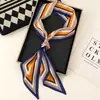 Novo Estilo Lenço Longo de Seda para Amarrar Alças de Bolsa, Fita, Fita Decorativa, Acessório Multifuncional para Camisas, Lenço Estreito de Pescoço, Cinto