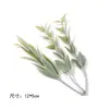 Plantas Verdes Simuladas, Plantas Acuáticas con Escarcha Blanca, Accesorios para Plantas Verdes Simuladas, Adornos en Maceta para Balcón de Casa, Sala de Estar en Stock