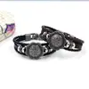 Pulsera de Cuero con Escudo de Runa de Aleación Vintage, Pulsera Tejida con Cuentas Multicapa Estilo Étnico, Joyería de Mano Floral Unisex