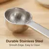 Colher Medidora de Aço Inoxidável 304 Espessa, Colher de Temperos de Cozinha Portátil com Furos, Colher Medidora Multiuso para Sobremesas, Confeitaria e Café