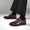 Zapatos de Cuero Formales de Negocios de Suela Blanda Estilo Británico para Hombre, Nuevos Estilos de Primavera y Otoño, Zapatos Derby Casuales para Hombre, Zapatos para Novio de Boda