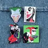 Broche Periférico de Payaso de Cine y Televisión Europeo y Americano de Dibujos Animados Ins Transfronterizo Forma de Payaso Personalizada Insignia Metálica Decoración de Mochila