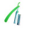 Yi Zhilian herramientas de belleza al por mayor acero inoxidable plegable soporte para recortador de cejas pluma soporte de cuchillo antiguo Barbero Afeitadora