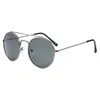 Gafas de Sol Metálicas de Marco Grande Transfronterizas para Hombre Protección Solar para Conducir Estilo Retro Redondo Clásico Aviador Gafas de Sol Polarizadas