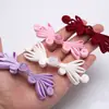 Botón de cierre de mariposa de cuatro agujeros con cuenta de jade para traje Tang, Hanfu, cheongsam, vestido de estilo chino, botón decorativo tejido a mano de tendencia nacional