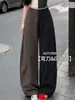 Calça Pantalona para Mulheres, Outono Engrossada Novo Estilo 2026, Calça de Trabalho de Outono Plus Size, Calça Esportiva Casual Solta