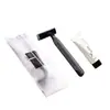 Kit Manual de Lâmina de Barbear Descartável Suprimentos Creme de Barbear Fabricante Portátil Atacado Frete Grátis Uso Especial em Hotéis