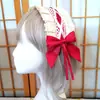 Una generación de pelo lindo tocado de sirvienta Lolita japonés banda para el pelo Lo Niang banda para el pelo de cosplay encaje orejas de conejo banda para el pelo