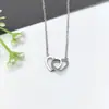 Colar Feminino de Aço Inoxidável Joias Nicho Versátil Pingente de Cobre Elegante Corrente para Clavícula Joias Corrente Leve de Luxo