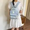 Mochila Escolar Versátil para Estudiantes Nueva y Linda con Temática de Conejo, Simple y Elegante, Gran Capacidad, Bolso de Viaje Escolar de Alto Valor