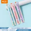 Xiaoyuer 8505 Regla Triangular de Colores con Escala Clara Transparente Tridimensional Estudiante Alta Estética Color Caramelo 15cm