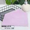 Toalla Cuadrada de Coral Fleece Toalla de Orejas de Conejo Toalla Pequeña de Jardín de Infancia Borde Overlock Engrosada Secado Rápido Toalla de Mano Paño de Cocina