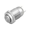 Interruptor de Botón Metálico de 12 mm Auto-Bloqueo Anillo de Restablecimiento Luz LED Iluminada Cabeza Alta Indicador de Luz 3V5V6V12V24V