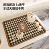 Tapete Drenante para Barra de Cocina Posavasos Absorbente de Grafeno Tapete Aislante para Mesa de Té Secado Rápido Sin Lavar para Tazas y Vasos Mesa