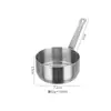 Taza de salsa de acero inoxidable 304 transfronteriza con asa plato de salsa taza de salsa para bistec taza creativa de salsa de tomate cubo plato para mojar