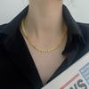 Collar Cola de Fénix para Mujer Verano Pequeño Versátil No se Desvanece Simple Acero de Titanio Dorado 18K Cadena para Clavícula 2021 Nueva Moda