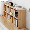 Estantería de Madera Maciza Estante de Almacenamiento de Pie Estantería Escolar Gabinete de Rejilla para Estudiantes Integrado Montado en Pared Gabinete de Almacenamiento y Exhibición