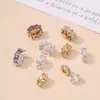 Fábrica directa de accesorios de cuentas de encaje de diamantes de oro de 18 quilates colgante DIY collar accesorios pequeños redondos al por mayor