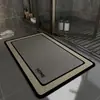 Tapete de Entrada para Suelo de Tierra de Diatomeas con Forma de Nube Transfronterizo, Absorbente de Agua, Secado Rápido, Antideslizante, Resistente a la Suciedad, Fácil de Cuidar