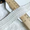 Nuevo ribete de algodón blanco y negro de 3 cm de ancho con pelo de visón estilo pequeño fragante otoño e invierno abrigo ropa infantil encaje accesorios diy