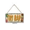Tablero colgante, pintura decorativa para pared del hogar, placa de madera, placa de madera para pared, letrero, placa de madera con borde cruzado, pintura