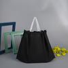 Bolsa de papel esmerilado con bolsillo para llevar, bolsa de embalaje para llevar, tienda de ropa, portátil, plástico, regalo, bolsa de embalaje para compras, logo impreso