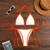 2026 comércio exterior europeu e americano transfronteiriço biquíni liso feminino maiô biquíni esportivo sexy atacado Amazon