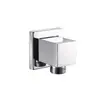 Conectores de Aço Inoxidável Ocultos com Rosca Externa de 1/2 Polegada, Conexões, Interface de Montagem na Parede, Saída de Mangueira Universal, Suporte para Chuveiro