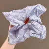 Pañuelo Cuadrado Estilo Perezoso para Atar el Cabello con un Toque de Lujo, Scrunchie Grande para Mujer, Cuerda para Cola de Caballo, Lazo de Tela para el Cabello, Accesorio para el Cabello Estilo Dulce
