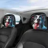 Funda para reposacabezas de coche con diseño de cachorro animal, funda de asiento a prueba de polvo, estilo lindo, almohada de coche, almohada para el cuello