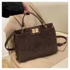 Bolso Tote de Alta Gama Transfronterizo, Práctico, de Gran Capacidad, Combinable con Todo, Moderno, Casual, 2025, Bolso de Hombro, Bolso Cruzado para Mujer