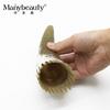 Pente de chifre escova de dentes de calibre uniforme textura natural bolsa de dentes cabeça curta cabeça da escova pente massageador pente de chifre