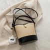 Nova bolsa feminina 2024 Explosions Bucket Bag Outono e inverno Nicho Design Crossbody Bag High-end Trabalho Pequena bolsa