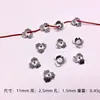 Torus de prata do Xizang 100 pulseira colar pulseira espaçador conta flor joias de liga DIY acessórios atacado