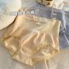 Ropa interior de cintura alta con estampado de conejo para mujer, entrepierna de algodón puro, cintura alta con encaje sin costuras, transpirable, cómoda, calzones, Sudeste Asiático