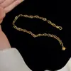 Pulseira Nariz de Porco Chamativa Moda Versátil Personalidade High-End Estilo Ins Ultra-Fina Minimalista Pulseira Nariz de Porco Joia