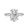 Anillo de Mujer Tilianni de Moda de Lujo Ligero con Piedra Preciosa, Anillo de Dedo Exquisito de Gama Alta, Joyería para Boda y Compromiso
