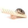 Hamster Brinquedo de Madeira Escada Balanço Plataforma de Madeira Porquinho da Índia Urso Dourado Barril Brinquedo Cabana Atacado