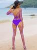 Body de Red Transparente Europeo y Americano Ropa Interior Sexy Ropa de Dormir Seductora Body de Manga Larga sin Espalda W761