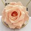 Nuevo producto transfronterizo: flores de rosa artificiales para arreglos de boda, decoraciones de pasillo, decoraciones de recepción de hotel y capullos de flor para decoración de pared