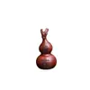 Madeira de jujuba atingida por raio crepe mirto tabu torneira dourada cabaça pingente ornamentos peça de mão brincar artesanato em madeira presente taoísta