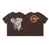 Marca de Moda Europea y Americana Transfronteriza High Street Nueva Camiseta Casual Holgada de Manga Corta con Cuello Redondo Estampado de Letras para Hombre y Mujer