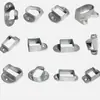 Conector de pasamanos de escalera con base de tubo cuadrado de acero zincado, soporte de fijación para tubería galvanizada, soporte en ángulo, soporte de aluminio, sujetador, accesorios de herrería