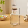Botella de Empaque Flotante de Caramelo y Fruta Seca de Gran Diámetro Lista para Usar del Fabricante Tarro de Plástico de Grado Alimenticio con Corcho de Boca Ancha para Té y Productos Secos