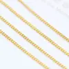 Nuevos accesorios de joyería DIY versión coreana de cobre puro chapado en oro 14K cadena O collar pulsera hecha a mano material diy