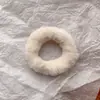 Goma para el pelo de pelo sintético de conejo de alta elasticidad 2023 Nuevo estilo coreano banda elástica de dopamina para accesorio de coleta para mujer venta al por mayor