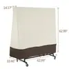 Funda para Mesa de Ping Pong Tela Oxford 210D Cubierta para Mesa de Ping Pong Interior Exterior Impermeable 36*85*160cm