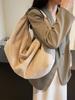 Bolso de Hombro Mate de Gran Capacidad Transfronterizo 2026 Nuevo Otoño e Invierno Bolso Tote Casual de Piel Mate Bolso de Axila