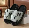 Pantuflas Populares Europeas y Americanas de Felpa y Algodón Transfronterizas para Mujer al por Mayor Suela Gruesa de Eva Antideslizante para el Hogar Sexy de Felpa para Otoño e Invierno